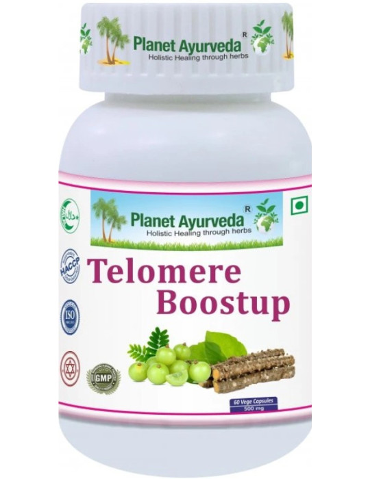 Telomere Boostup - telomeeride tugi, pikaealisus - 500 mg, 60 kapslit