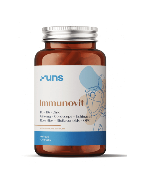Uns Immuunsust tugevdavad kapslid "Immunovit", 60tk