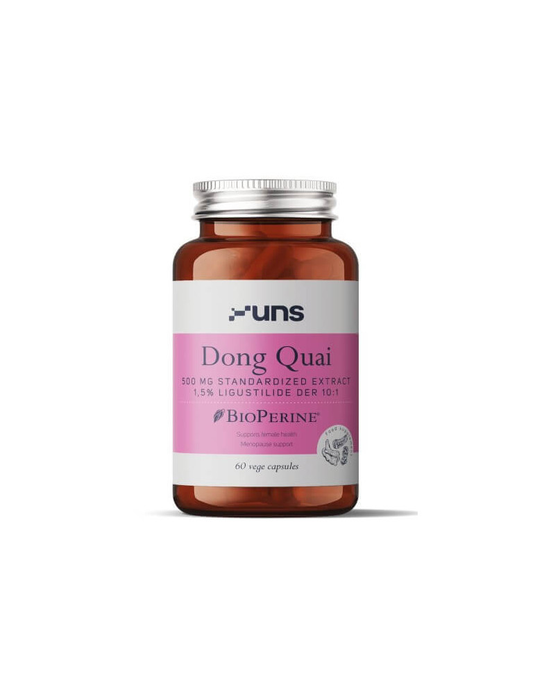 Uns Dong Quai ekstrakt (500mg)+ bioperiin, 60 kapslit. Toidulisand