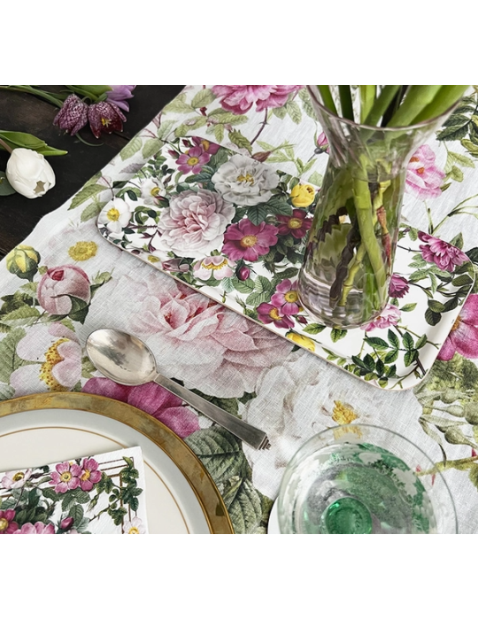 Rose Flower Tablecloth 145x220 cm