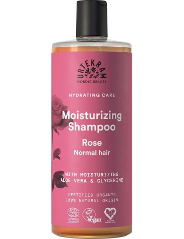 Urtekram Shampoo with rose, for dry hair, 500ml