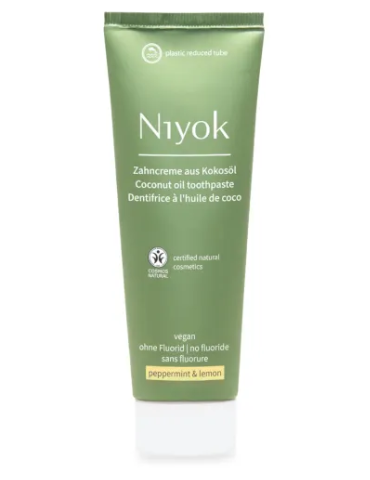 Toothpaste with coconut oil, mint-lemon, 75ml