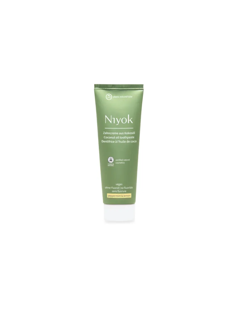 Toothpaste with coconut oil, mint-lemon, 75ml