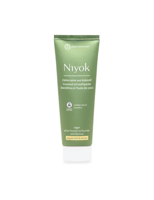 Toothpaste with coconut oil, mint-lemon, 75ml