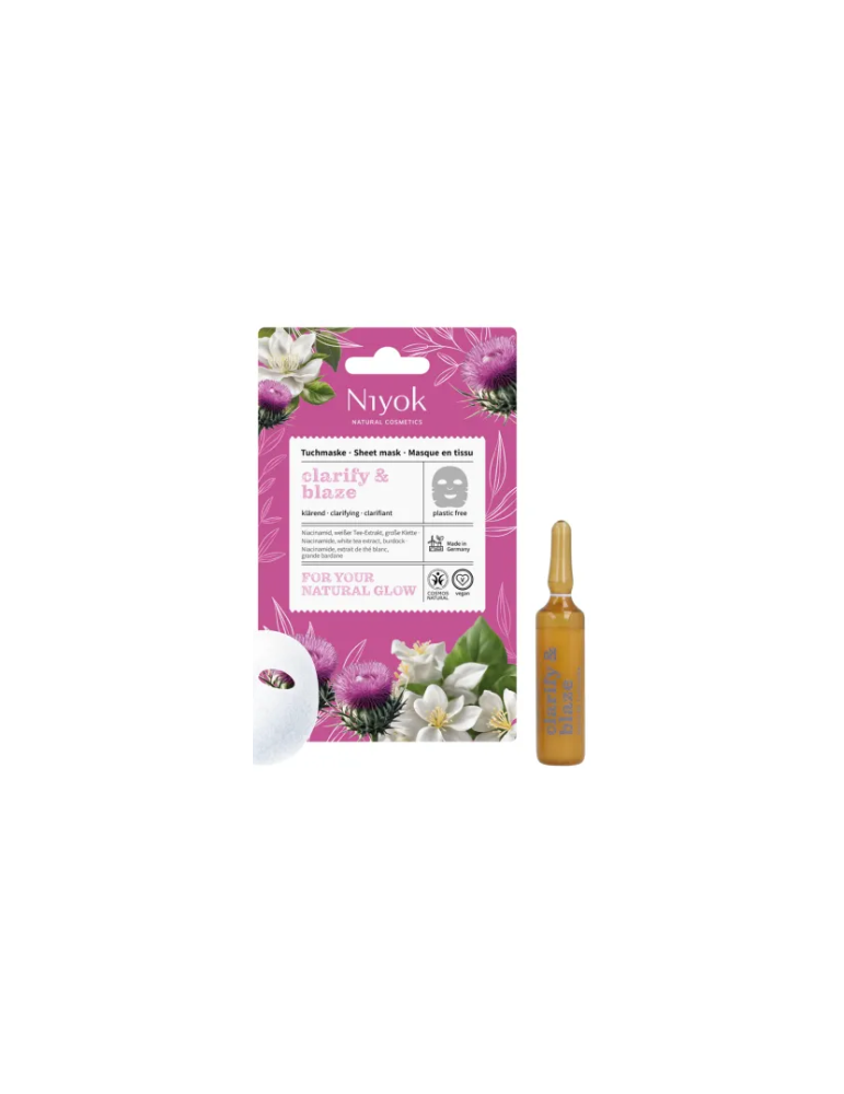 Sheet mask "Clarify & Blaze", purifying