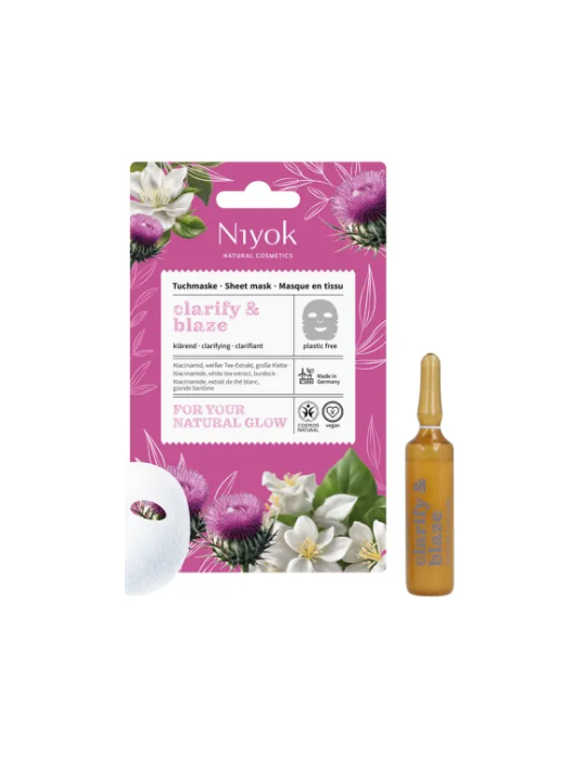 Sheet mask "Clarify & Blaze", purifying