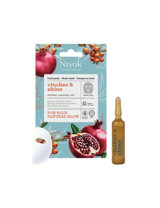 Kangasmask "Vitalise & Shine", toitev