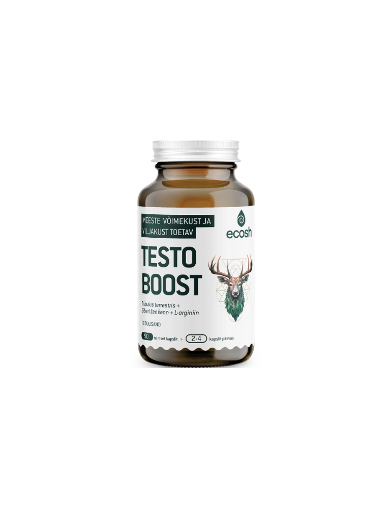 Testoboost – mehe võimekust ja viljakust toetav 90 kapslit