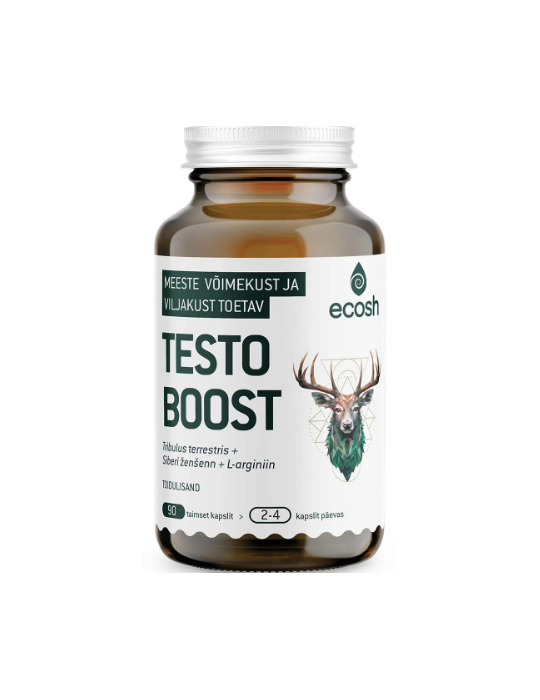 Testoboost – mehe võimekust ja viljakust toetav 90 kapslit
