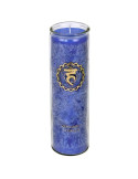 Yogi-Yogini Aromatic Candle stearin 5th Chakra 100 hours  21x6,5cm