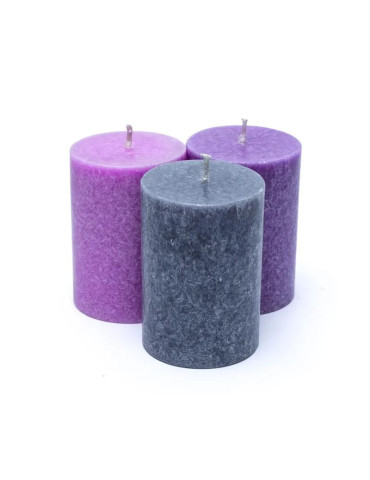 Yogi-Yogini Candles Stearin 3 x MINDFULNESS