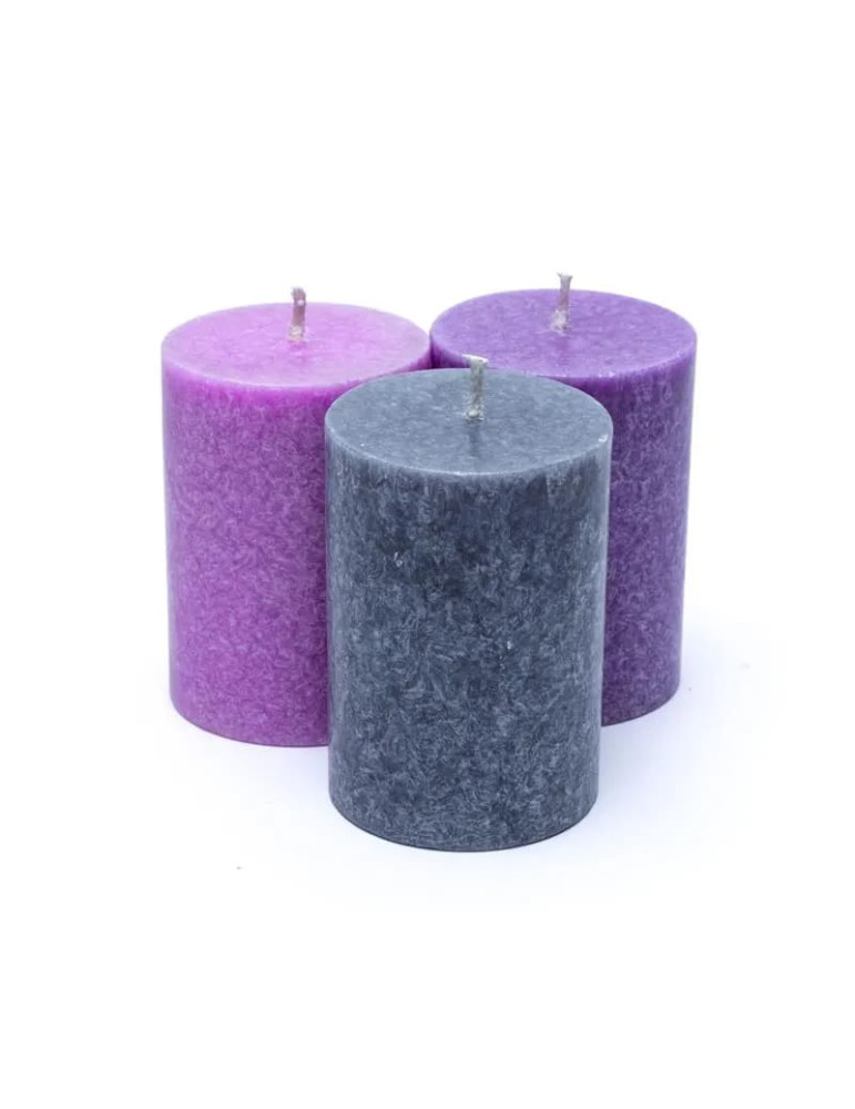 Yogi-Yogini Candles Stearin 3 x MINDFULNESS