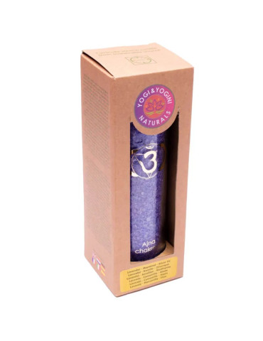 Yogi-Yogini Aromatic Candle stearin 6nd Chakra 100 hours 21x6,5cm 2