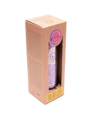 Yogi-Yogini Aromatic Candle stearin 7th Chakra 100 hours  21x6,5cm 2