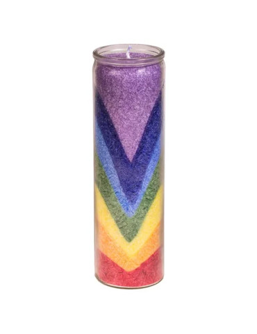 Yogi-Yogini Rainbow Valley scented candle stearin 21x6,5cm