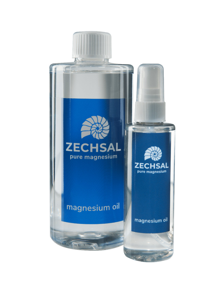 Zechsal magnesium 100ml spray and 0.5L refill bottle