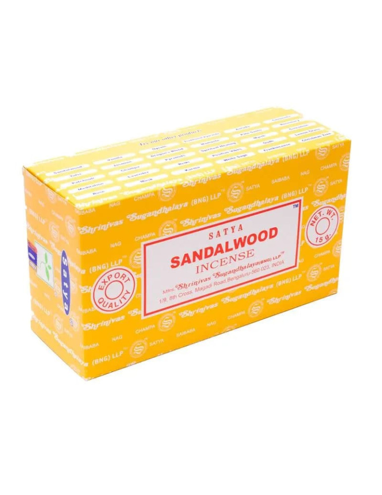 Satya Sandalwood incense 12x15g