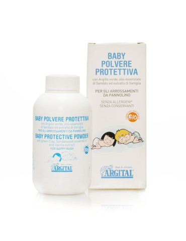 Argital violet-green clay protective powder for baby 60g