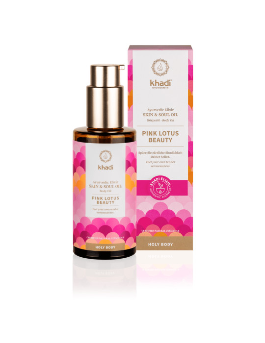 Khadi Roosa Lootose naha-ja hinge kehaõli 100ml