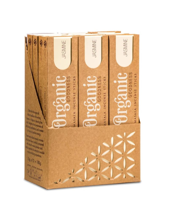 Organic JASMINE scent sticks 12 pcs in a pack