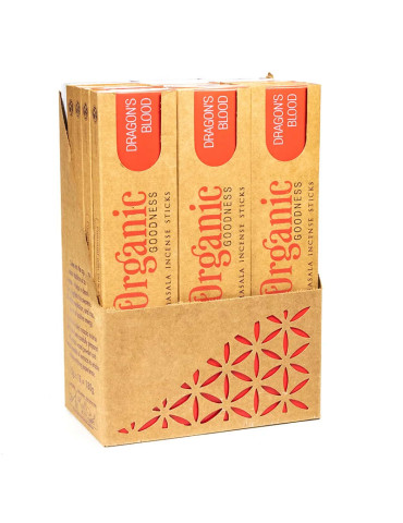 Organic DRAGONSBLOOD scent sticks 12 pcs