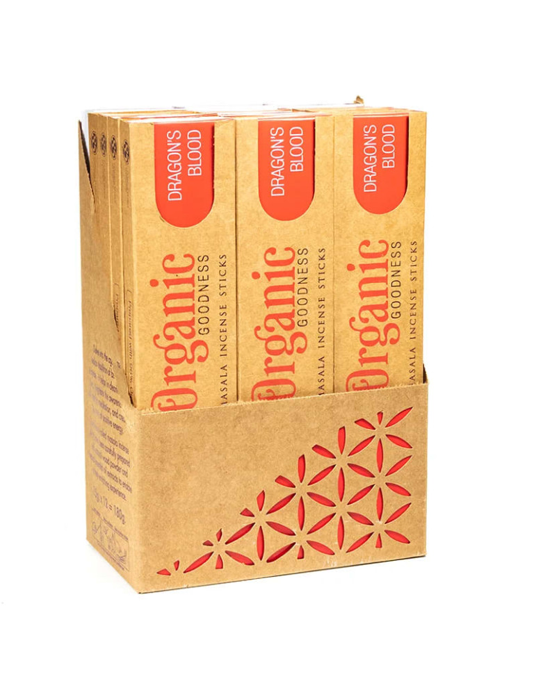 Organic DRAGONSBLOOD scent sticks 12 pcs