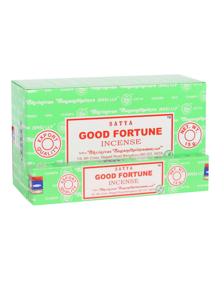 Satya fragrance sticks GOOD FORTUNE 12x15g