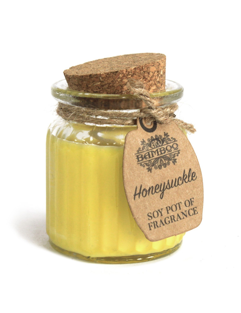 Soy wax candle Honeysuckle 7 x 5.5 x 5.5 (cm)
