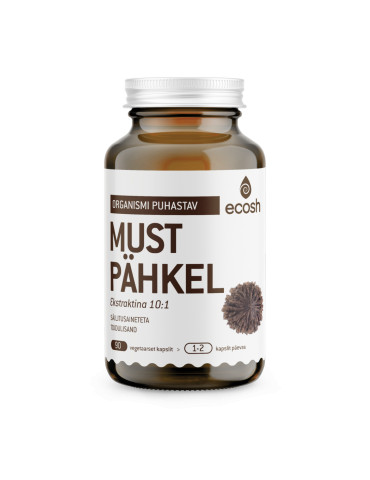 Musta pähkli ekstrakt 90 kapslit