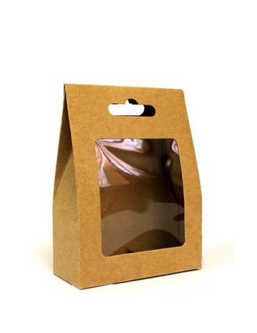 Smaller gift box with window 9.5x13x4.3cm